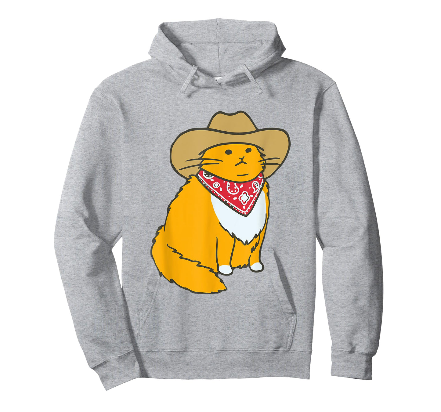 Cowboy Cat Meme Western Country Funny Chubby Kitten T-Shirt