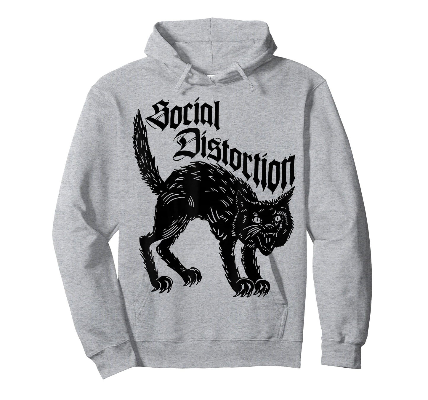 Social Distortions Black Cat Meow T-Shirt