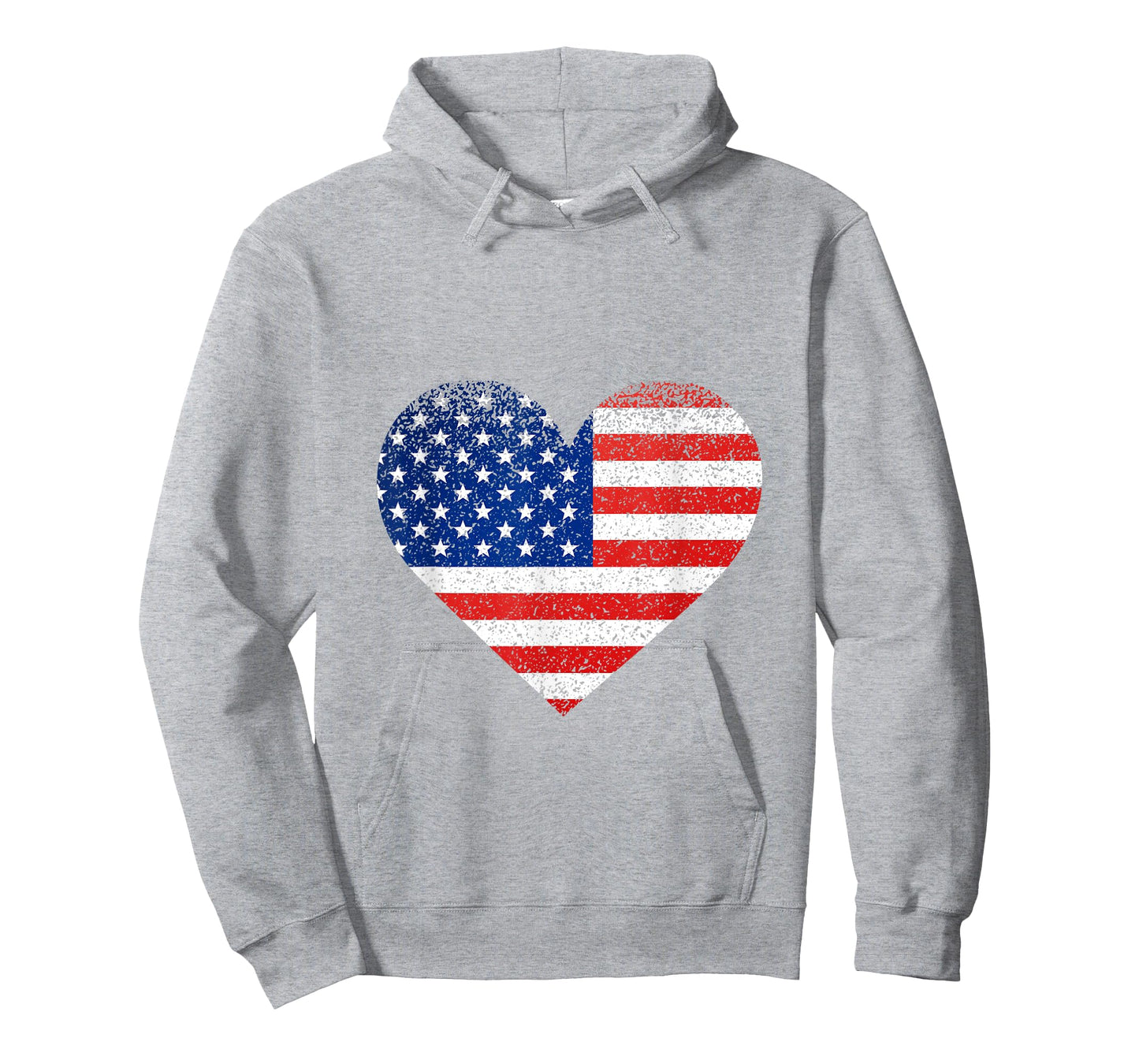 American Flag Heart 4th Of July Fourth 4th of July American T-Shirt for Women Kids Men