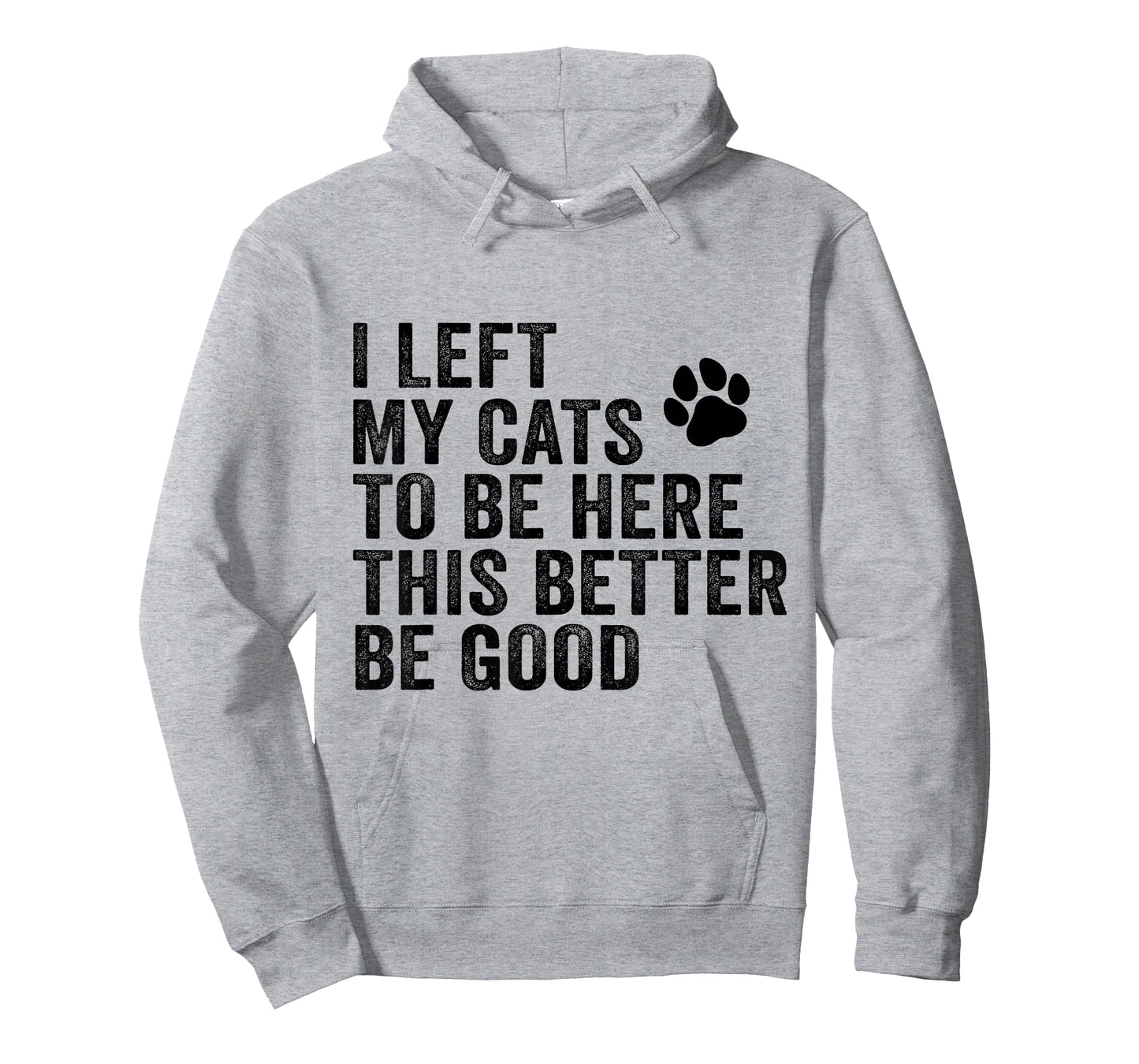 I Left My Cats To Be Here This Better Be Good Funny Cat T-Shirt