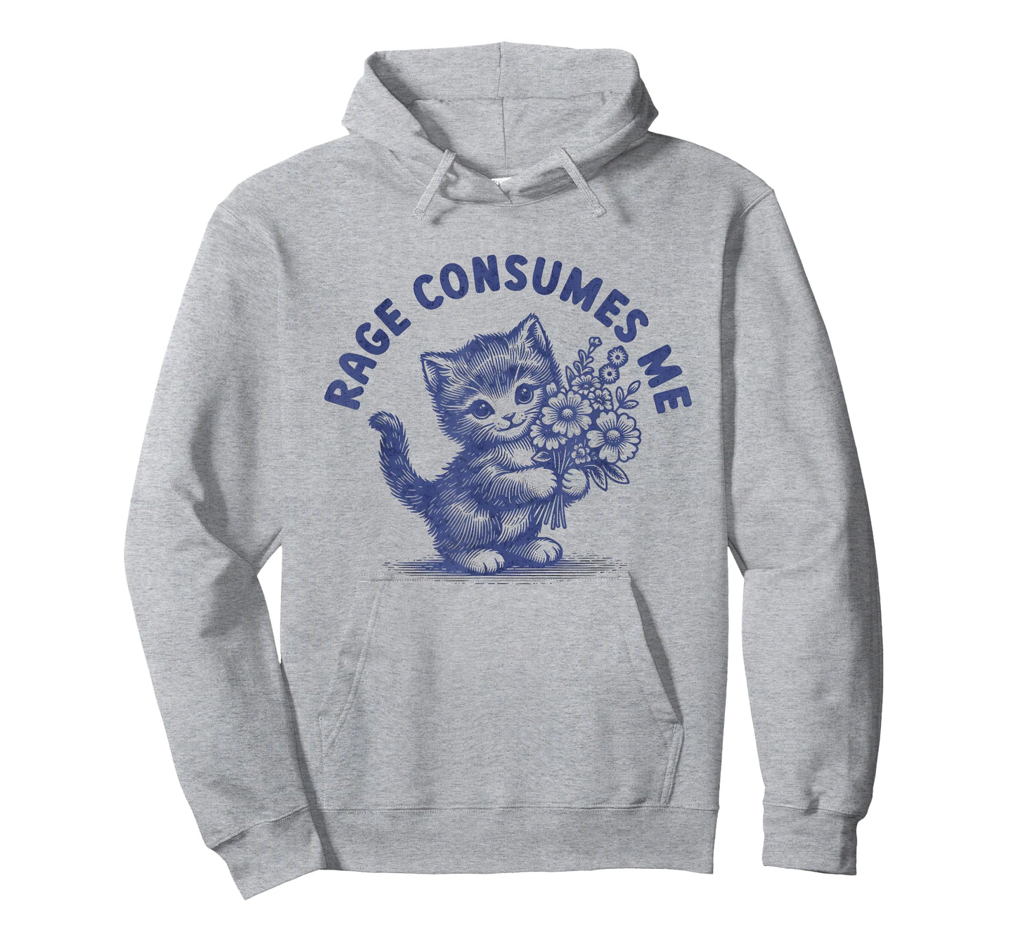 Rage Consumes Me Cat Meme Funny Hilarious Kitten Meme T-Shirt