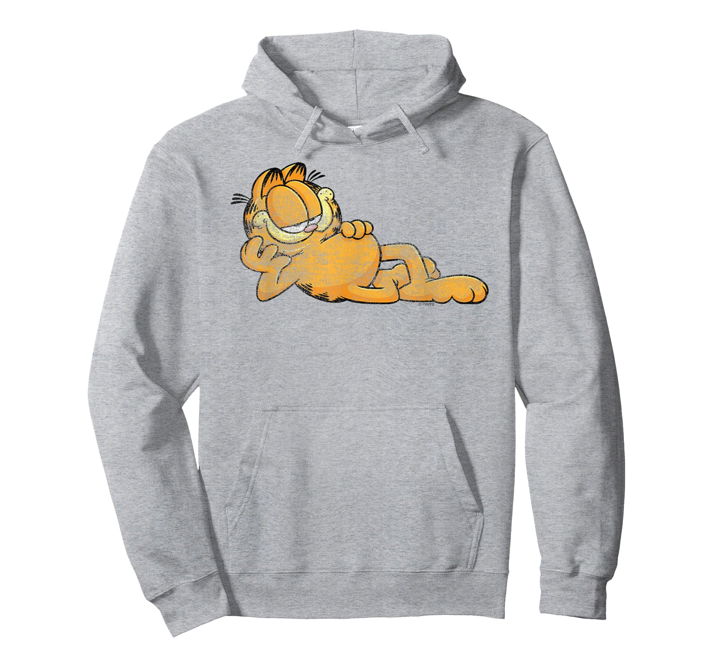 Garfield Happy Lounging Cartoon Cat T-Shirt