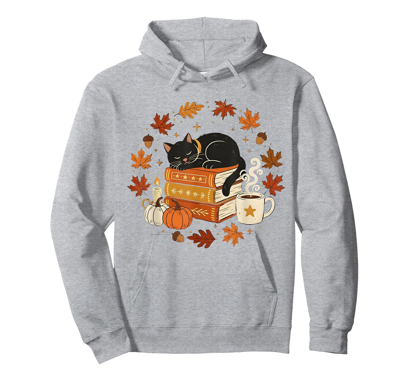 Cute Cat Fall in Love with Reading Book Cat Lover Librarian T-Shirt