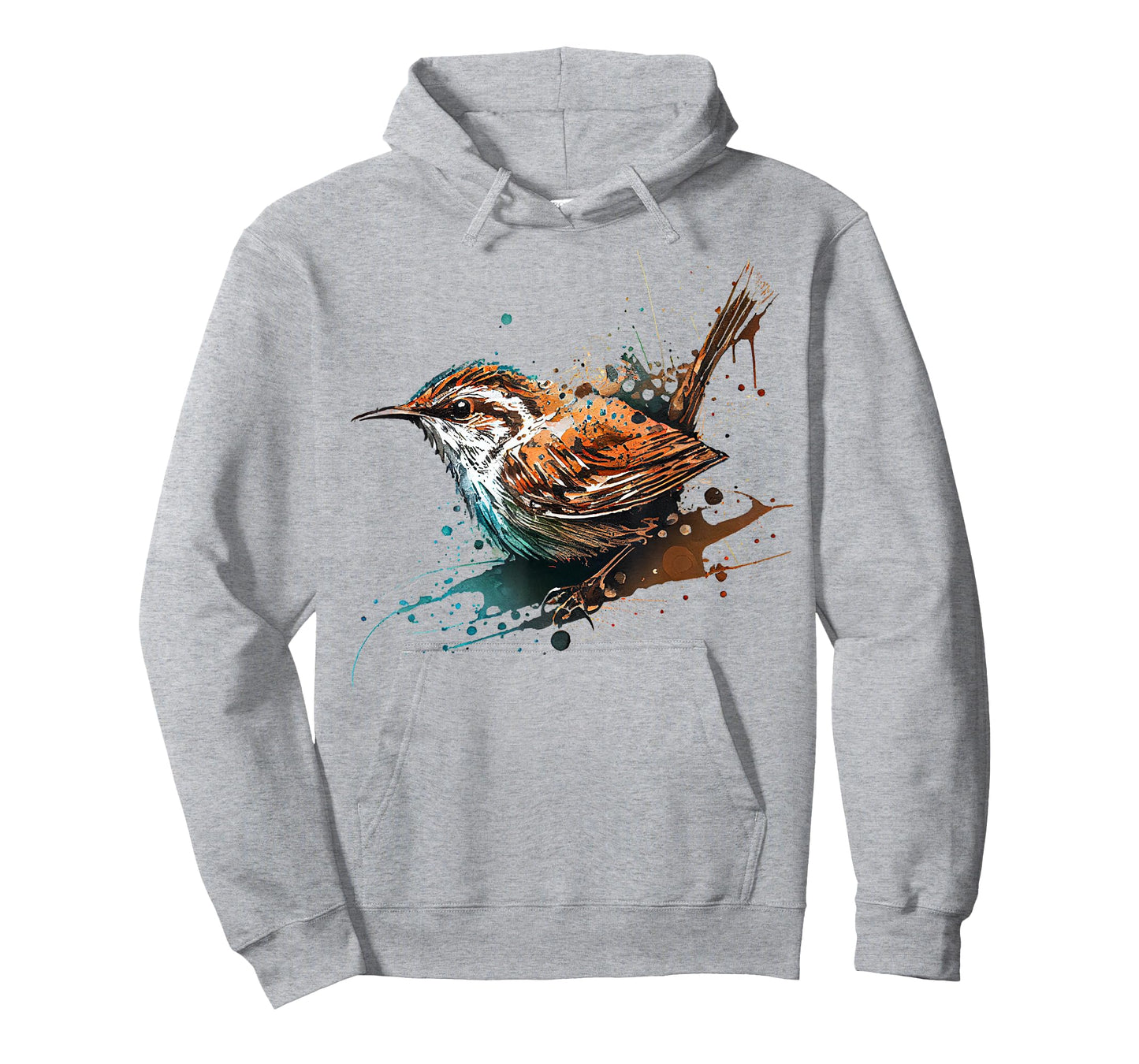 Wren, cute bird painting T-Shirt