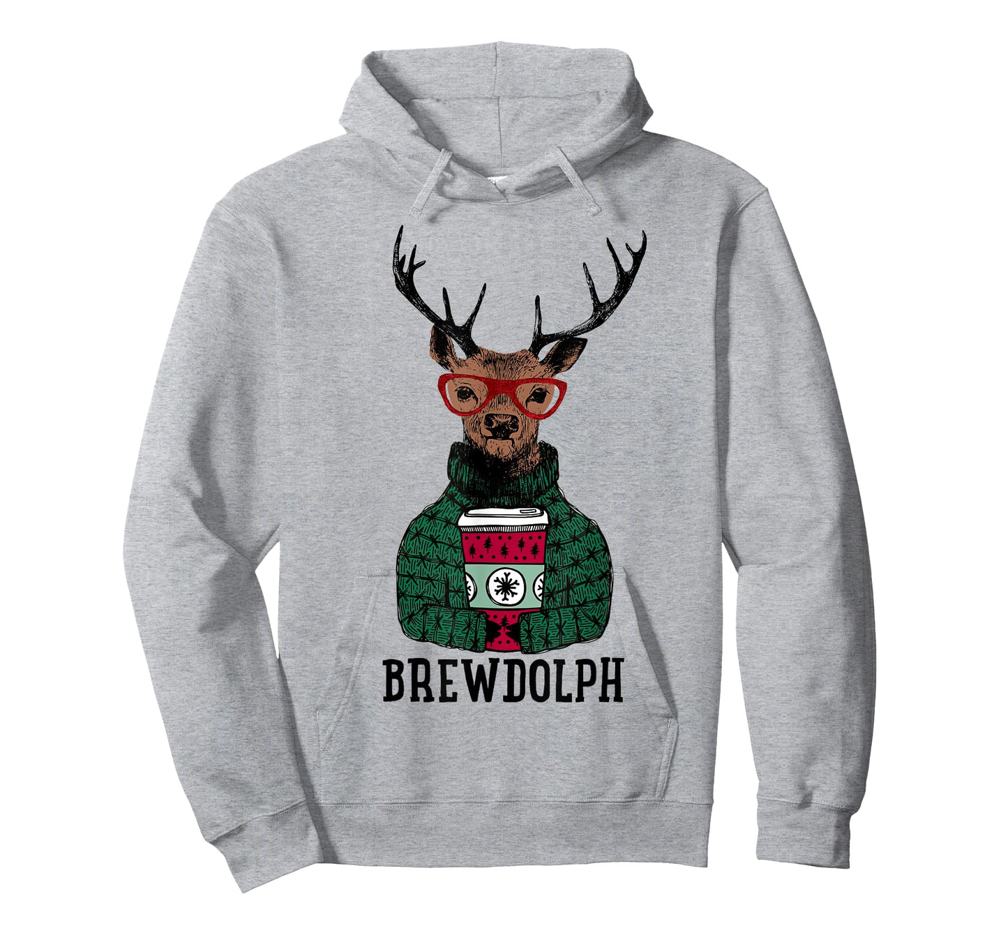 Christmas Coffee, Brewdolph, Christmas Holiday Party T-Shirt