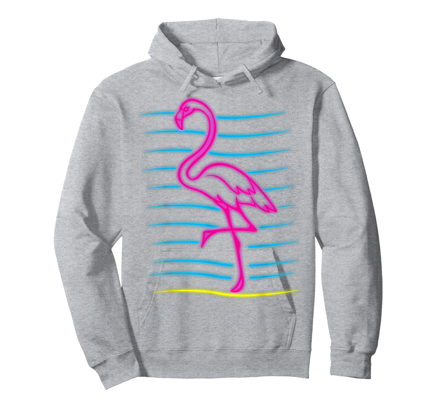 80's Retro Pink Flamingo Bird Shirt | Bird Lover Gift T-Shirt