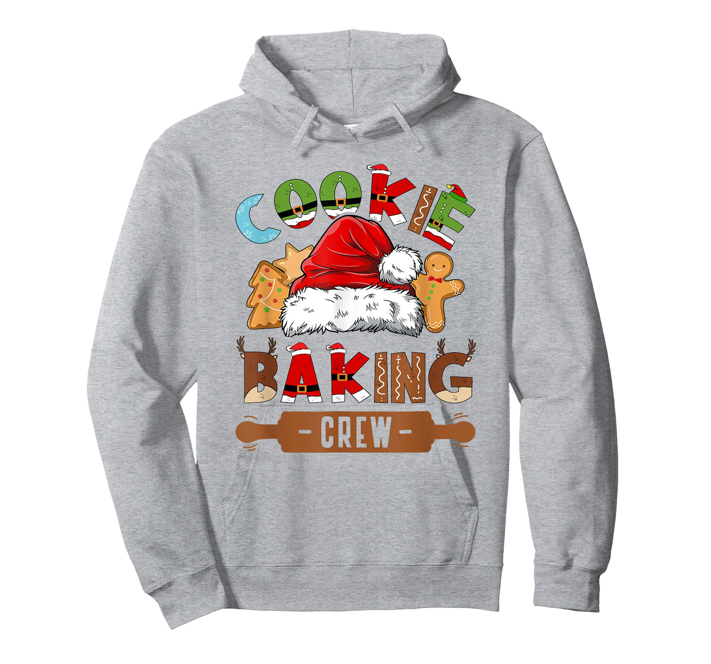 Cookie Baking Crew Pajama Family Christmas Gingerbread Team T-Shirt