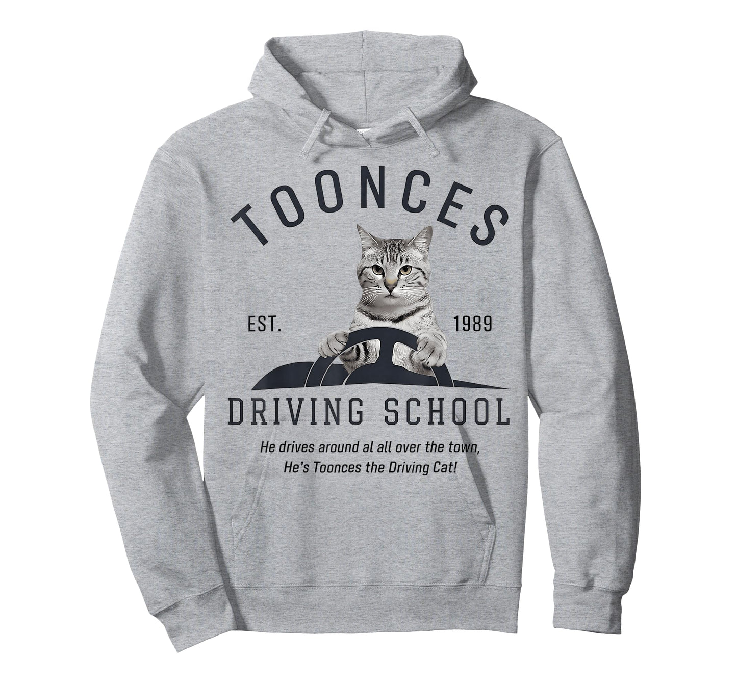Toonces Driving School Est. 1989 - The Driving Cat T-Shirt