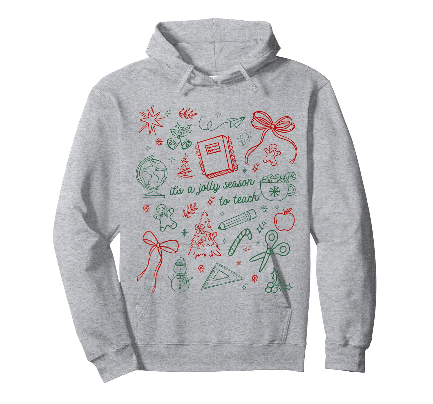 It's A Jolly Season to Teach Teacher Christmas T-Shirt