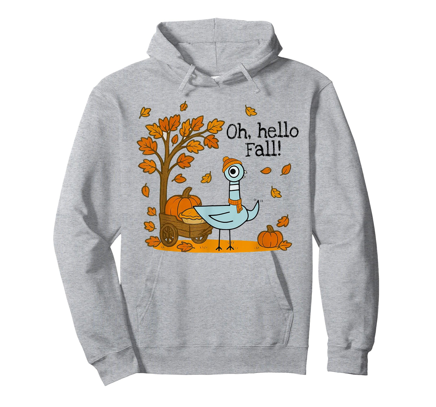 Oh, Hello Fall Pigeon Autumn Pumpkin Season Teachers Kids T-Shirt