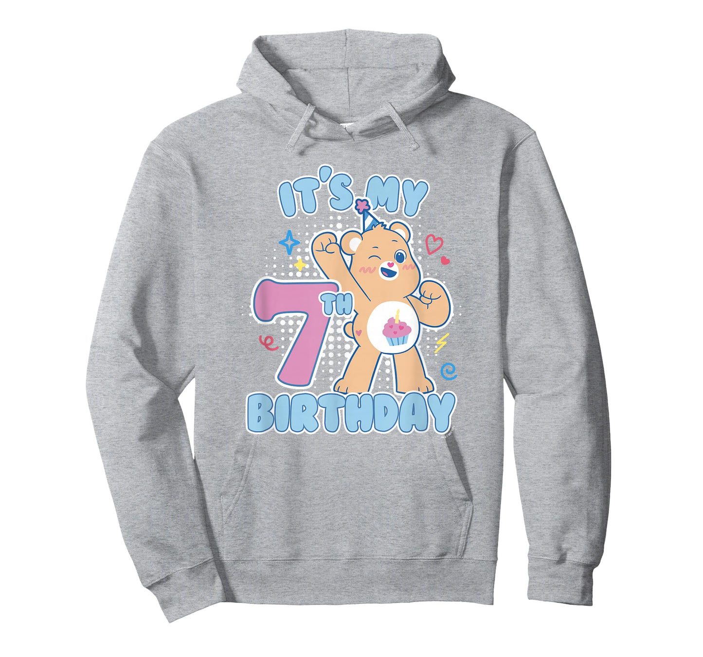 Care Bears Birthday Bear It's My 7th Birthday Celebration T-Shirt