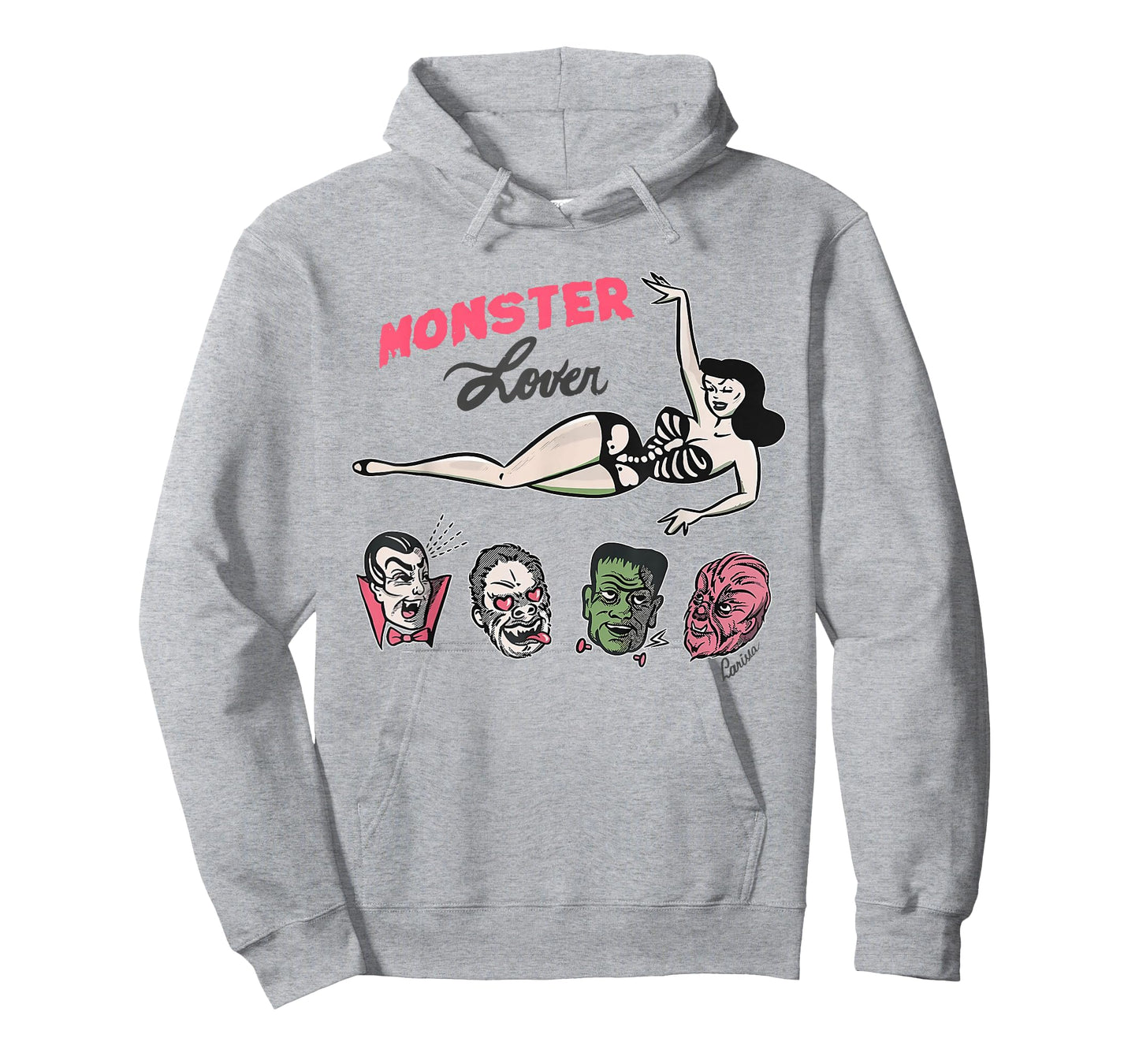 Retro Funny Monster Lover Vampire Frankenstein Halloween T-Shirt