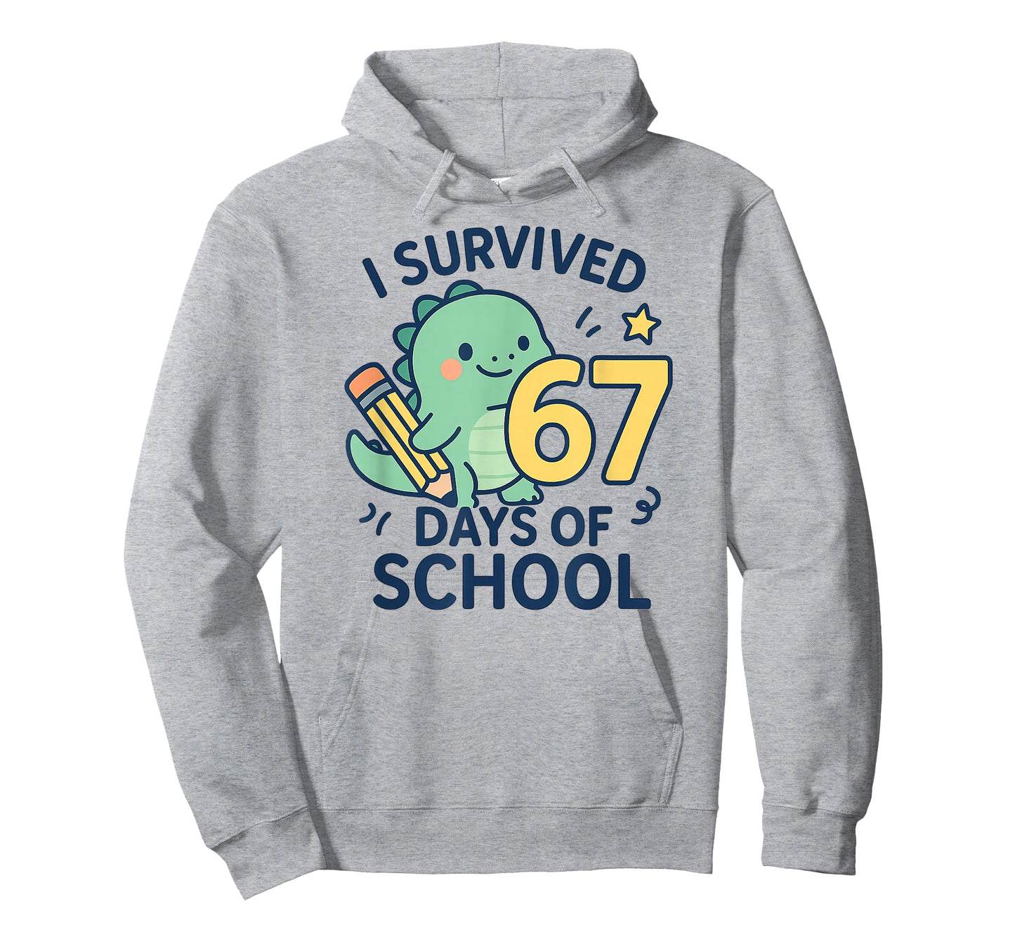 I Survived 67 Days of School Funny Six Seven 6 7 Meme T-Shirt