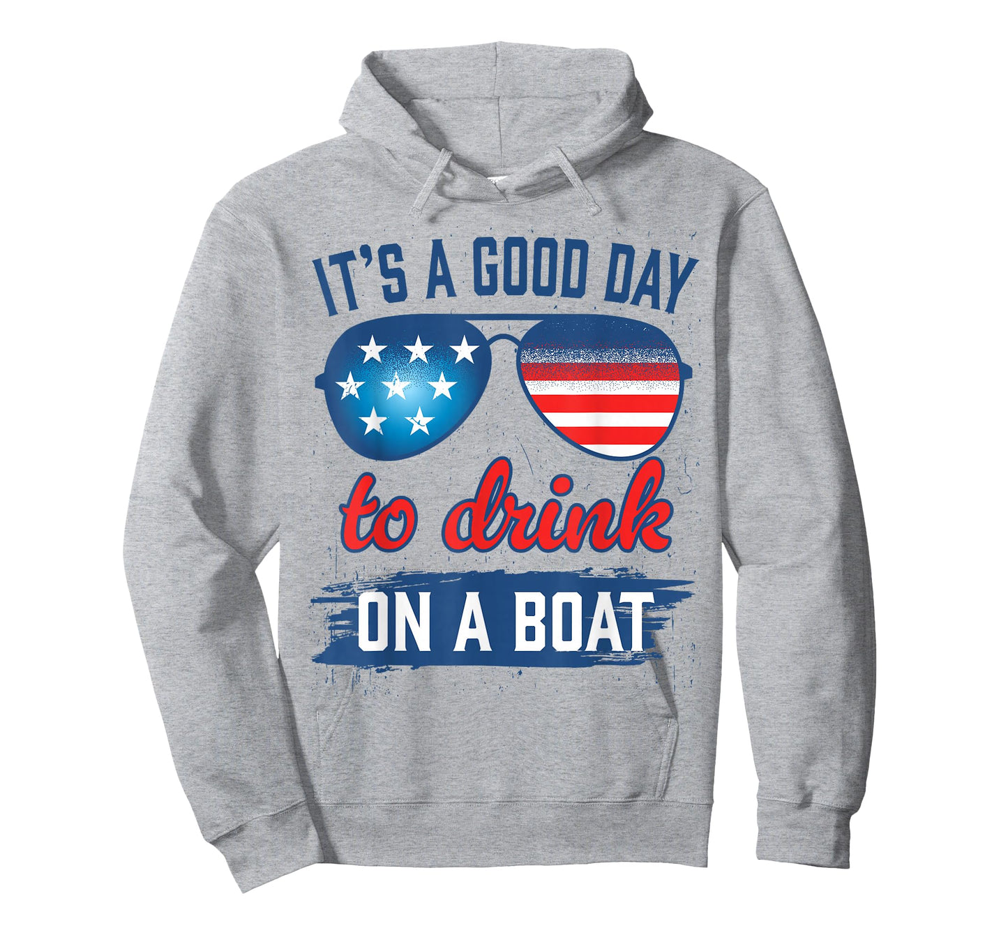 It´s A Good Day to Drink On A Boat USA Sun Glasses T-Shirt
