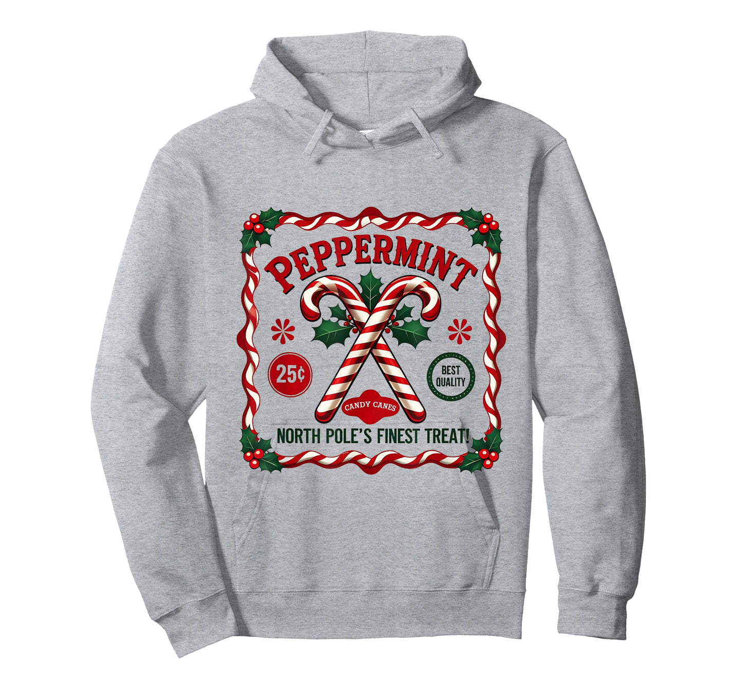 Christmas Old Fashioned Vintage North Pole Candy Company T-Shirt
