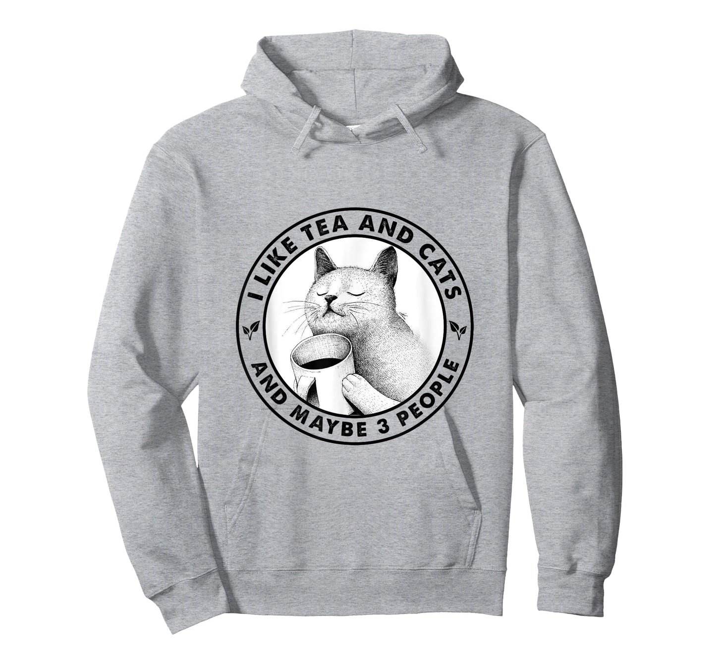 I Like Cats And Tea And Maybe 3 People Tea Drinking T-Shirt