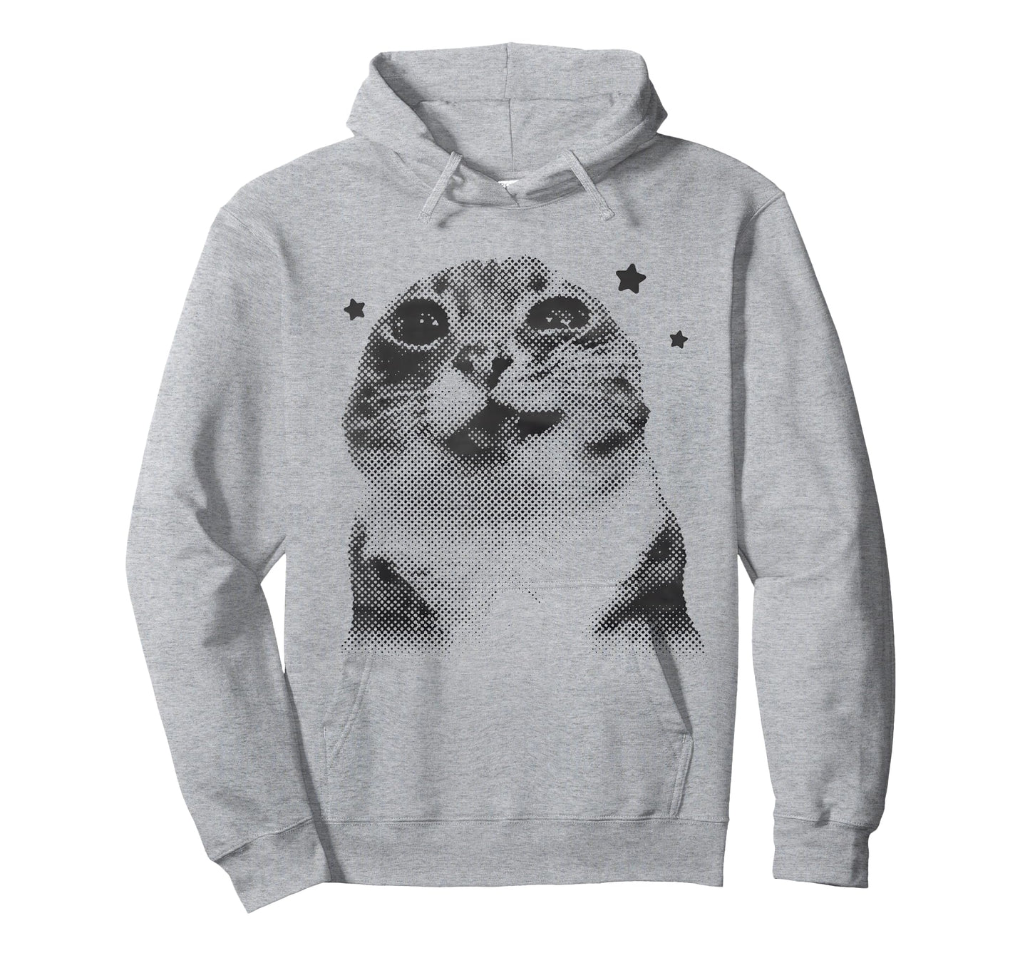 Funny Retro Cat Silly Vintage Kitten Meme Cat Lover T-Shirt