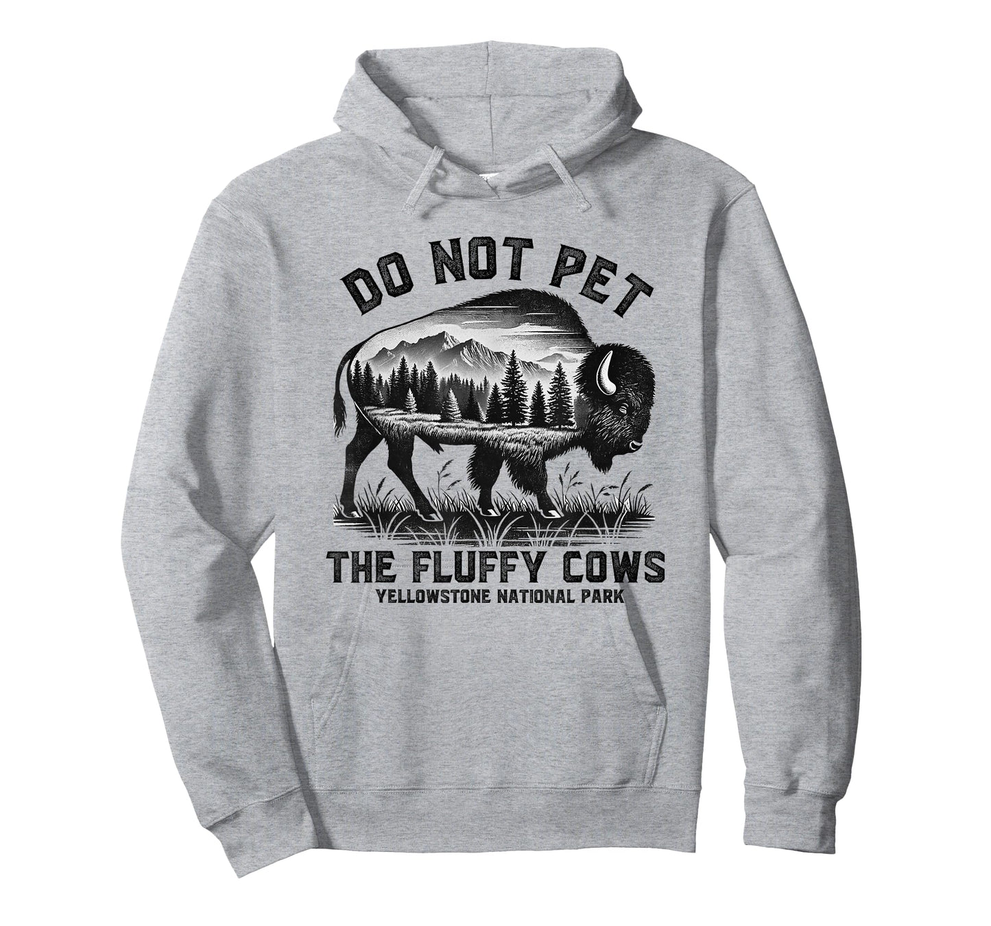 Do Not Pet The Fluffy Cows Yellowstone National Park Souveni T-Shirt
