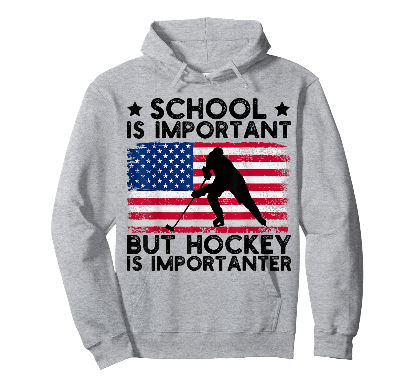 Funny Hockey School Is Important But Hockey is Importanter T-Shirt