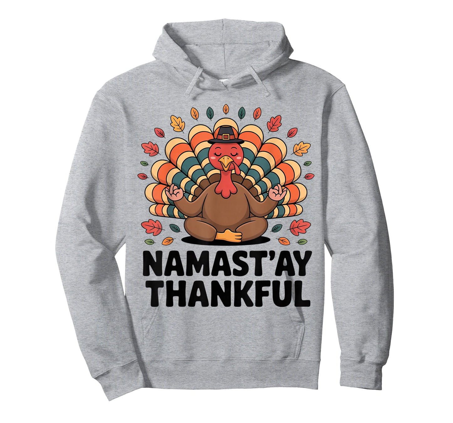 Namastay Thankful Funny Yoga Turkey Thanksgiving T-Shirt