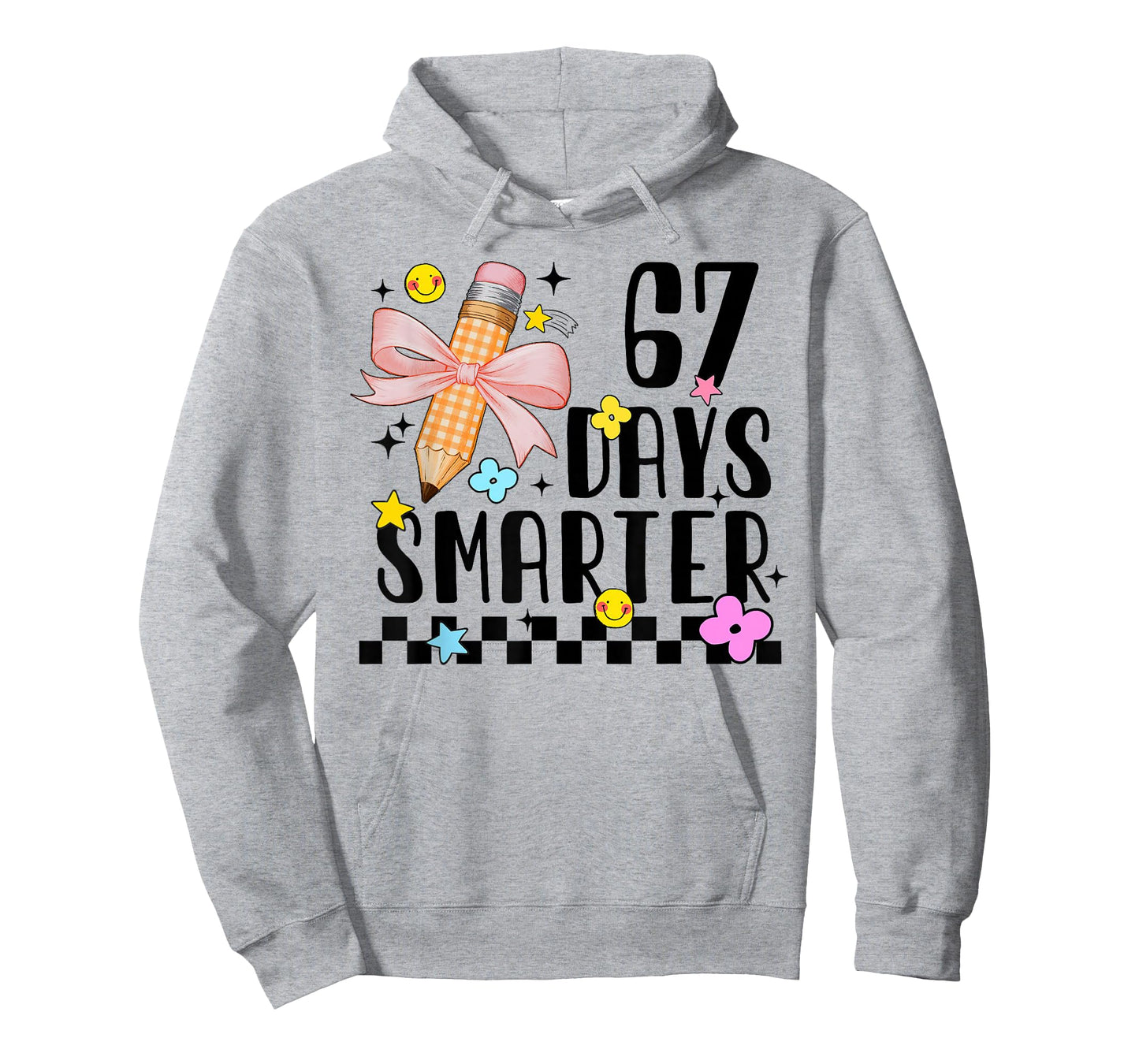 67 Days of School Funny 67 Days Smarter Student Teacher T-Shirt