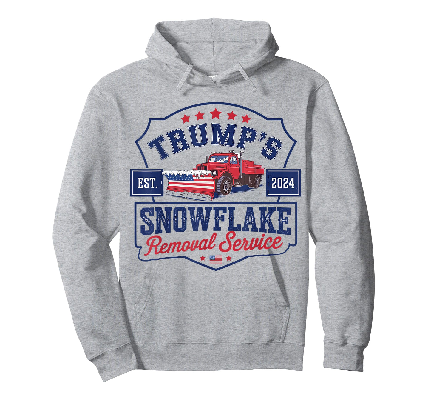 Trump's Snowflake Removal Service Funny Trump President 2024 T-Shirt