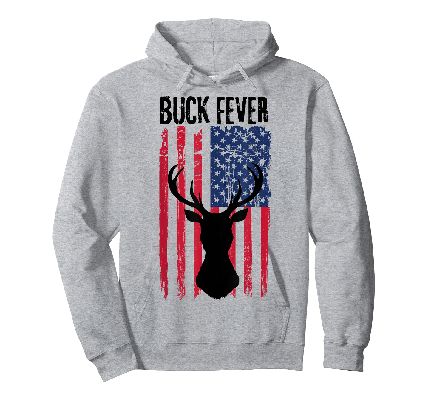 Deer American Flag Patriotic Buck Fever Hunting Hunters Hunt T-Shirt