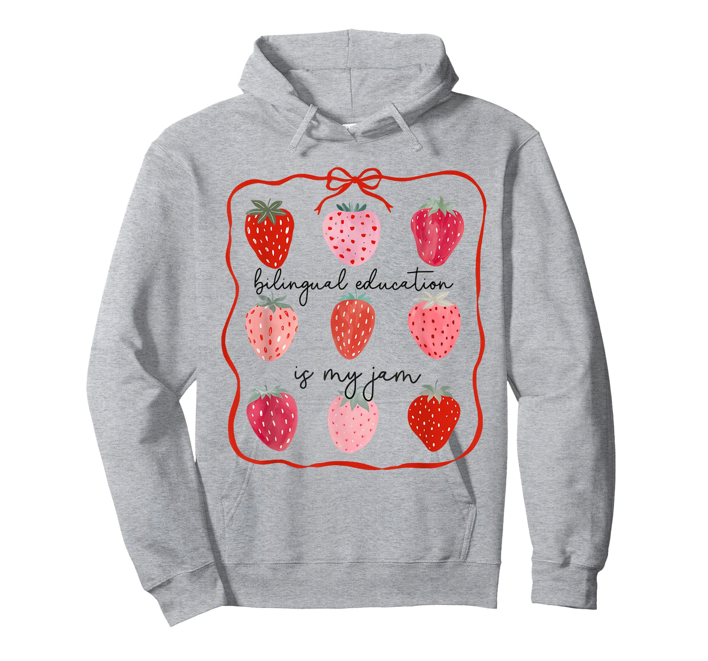 Bilingual Education is My Jam Strawberry Spanish Teacher T-Shirt