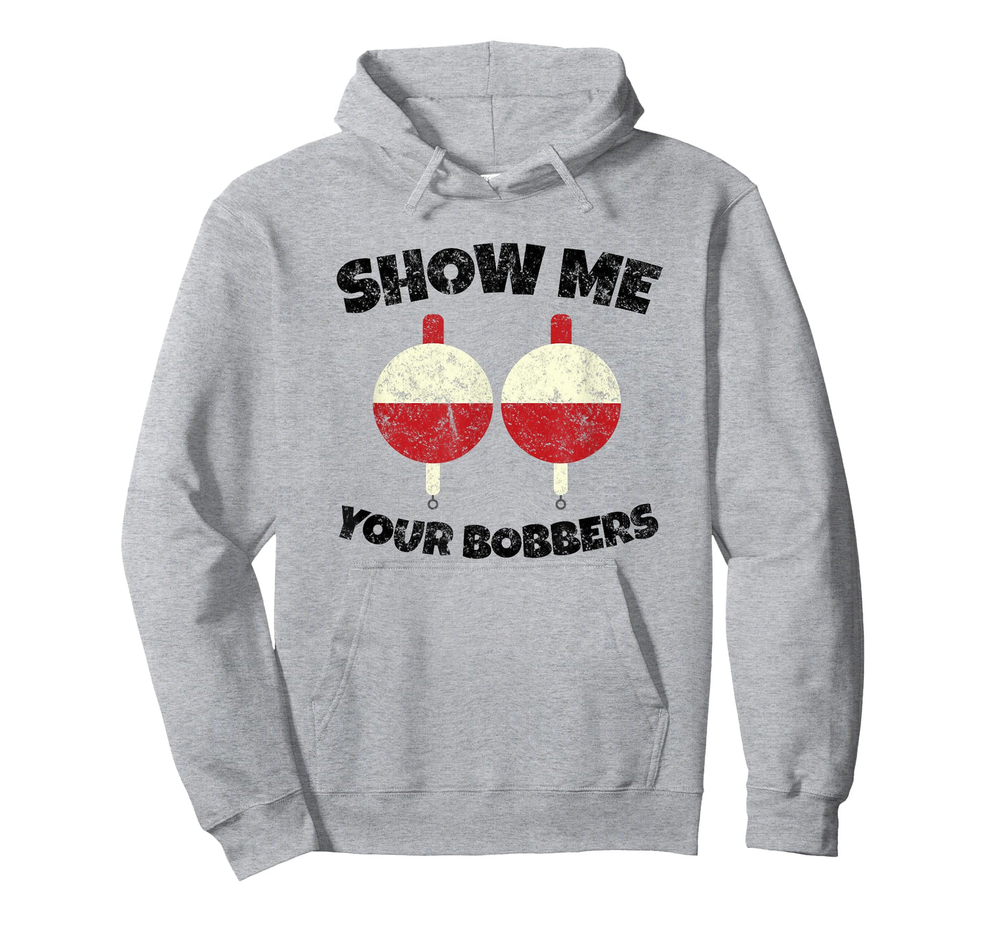 Vintage Show Me Your Bobbers Fishing Humor T-Shirt T-Shirt
