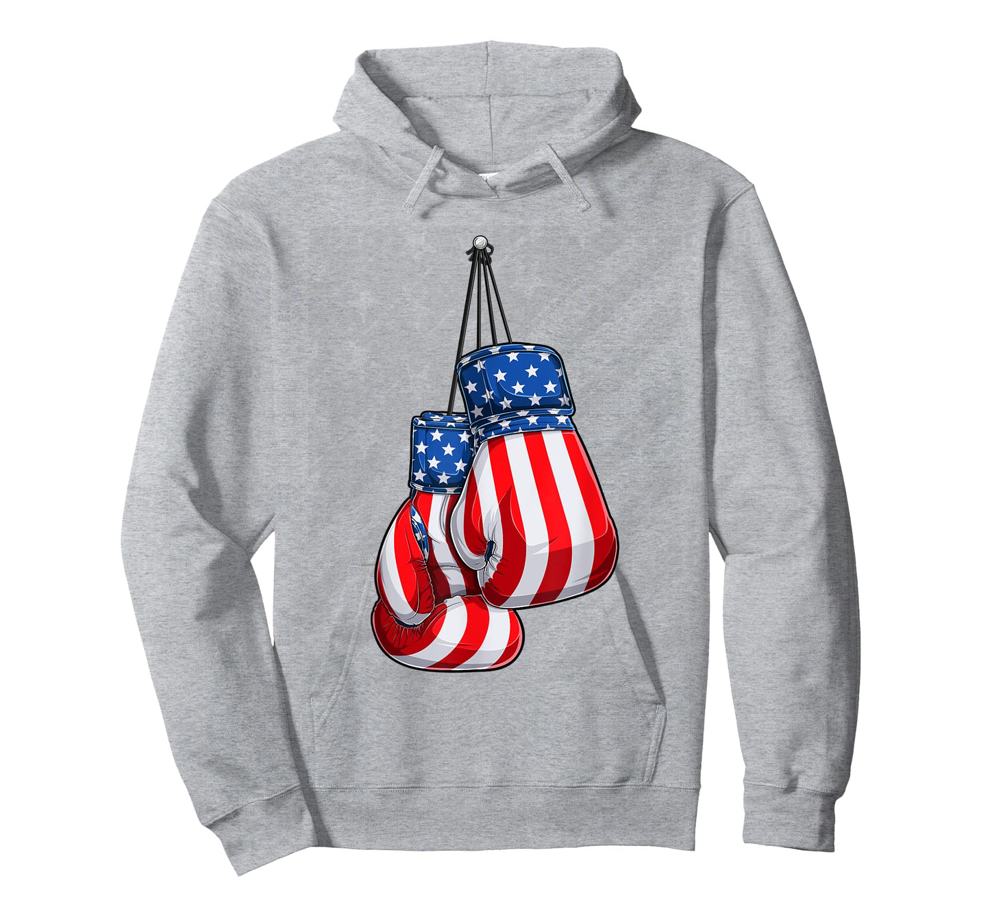 Box Gloves American Flag 4th of July Boxing T-Shirt