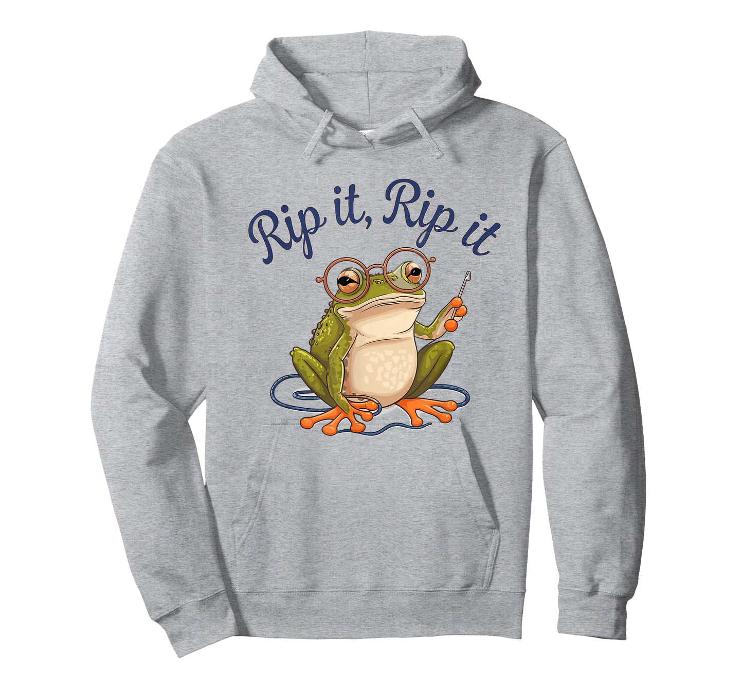 Crochet Frog Yarn Knitting Crafting Hobby Frogging Rip It T-Shirt
