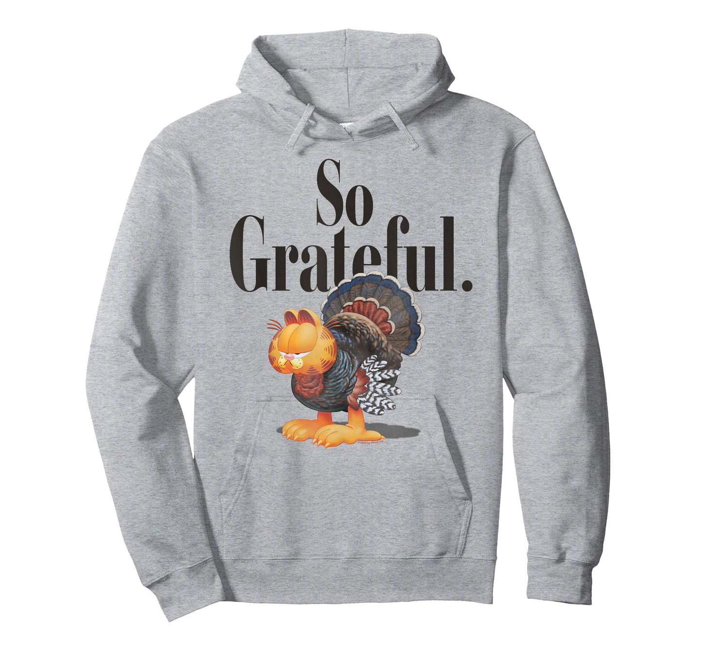 Garfield Thanksgiving So Grateful Turkey Garfield Retro T-Shirt
