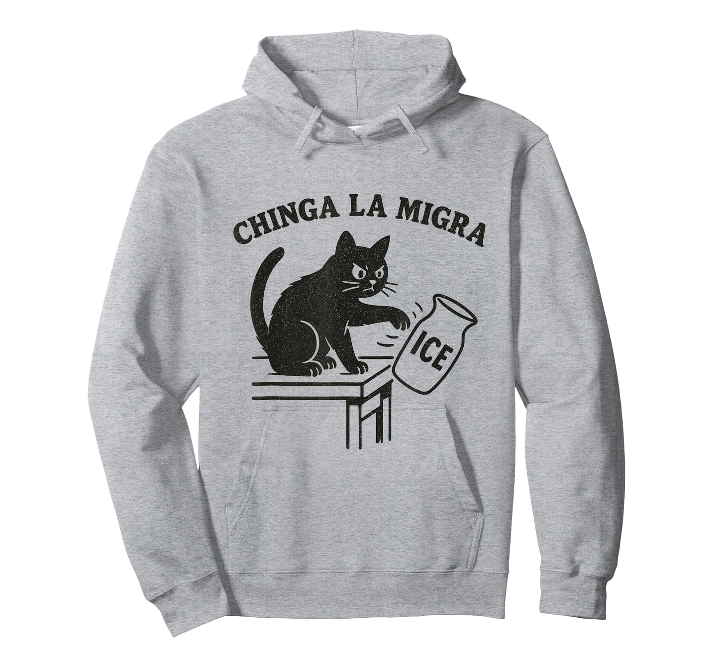 Chinga La Migra Funny Cat T-Shirt