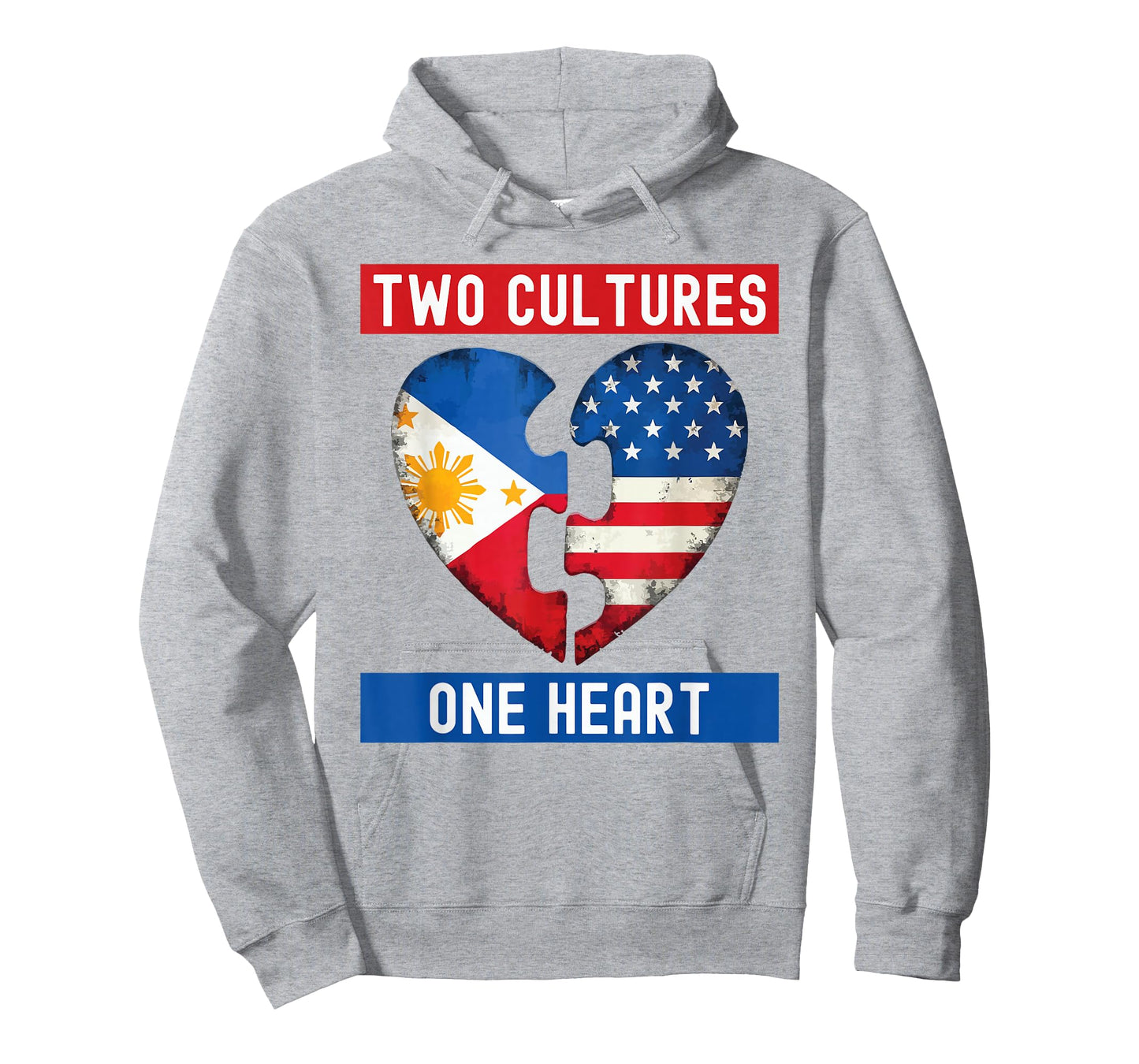 Half Filipino Half American USA Flag Filipino American T-Shirt