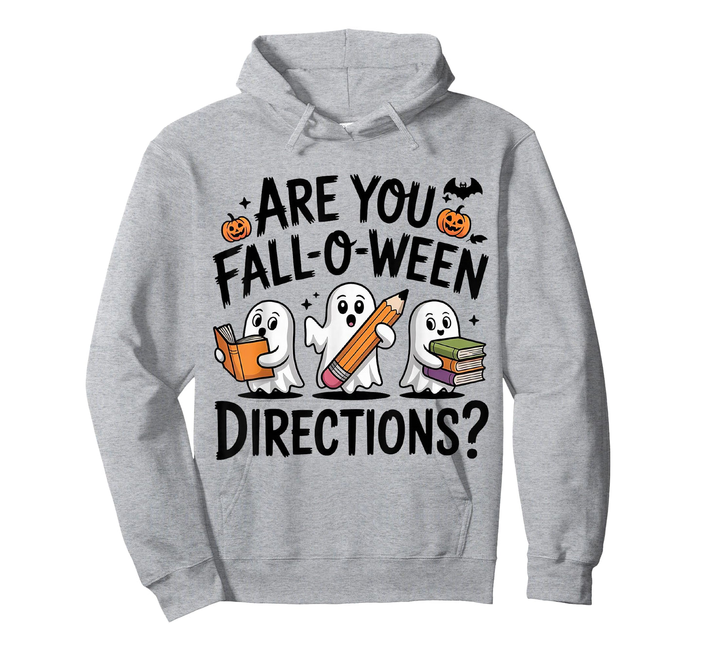 are You Fall O Ween Directions Halloween Teacher Ghosts T-Shirt