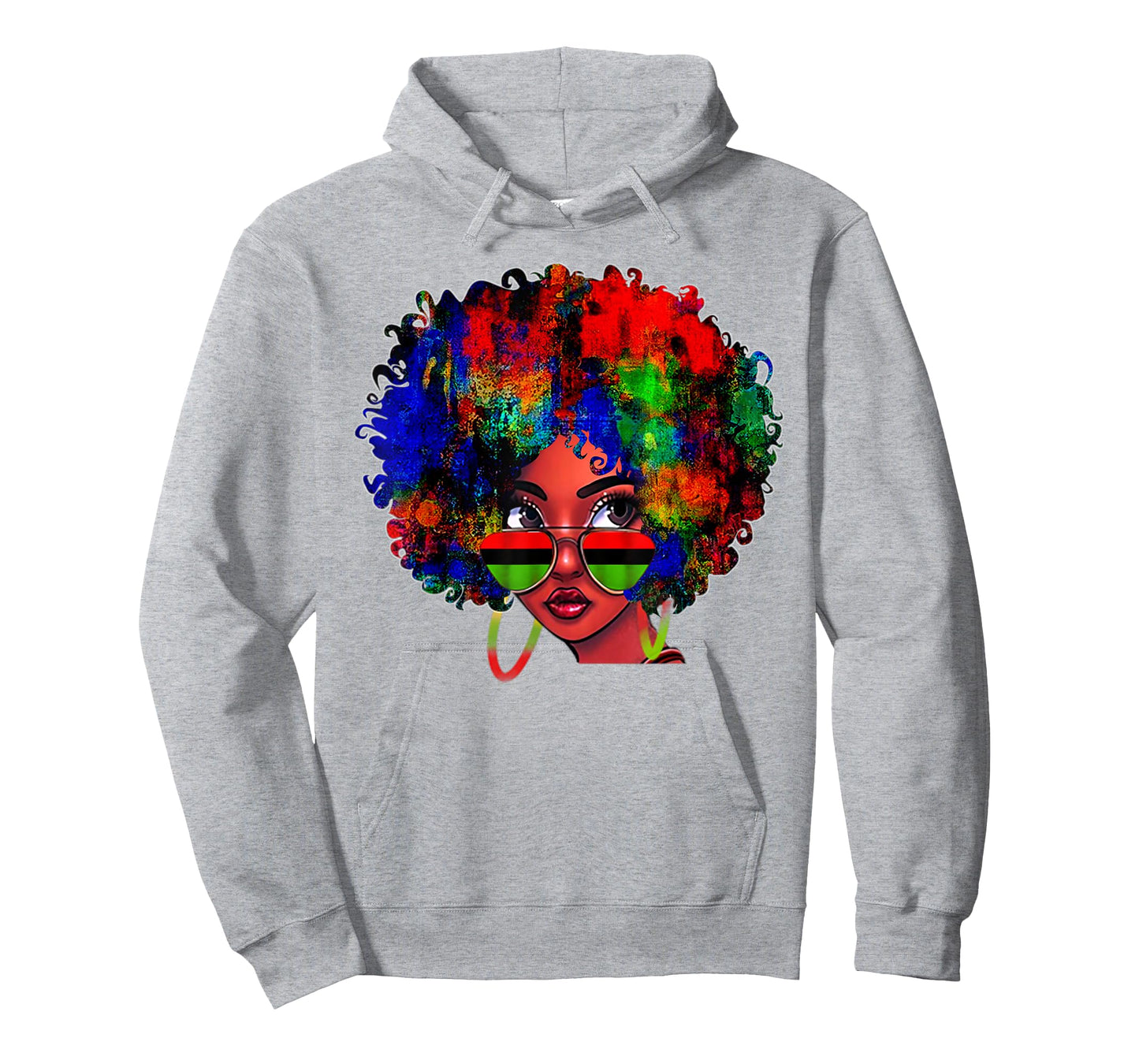 Black Queen Afro Beauty Melanin Black History Pride Art T-Shirt