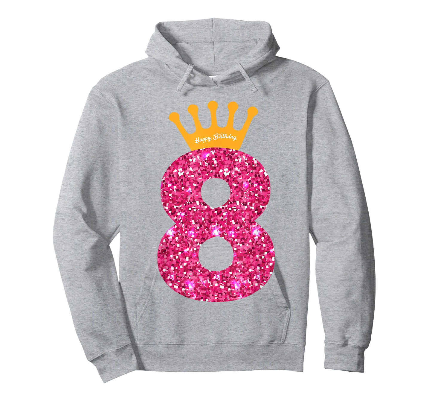 Happy Birthday Shirt, Girls 8th Party 8 Years Old Bday T-Shirt