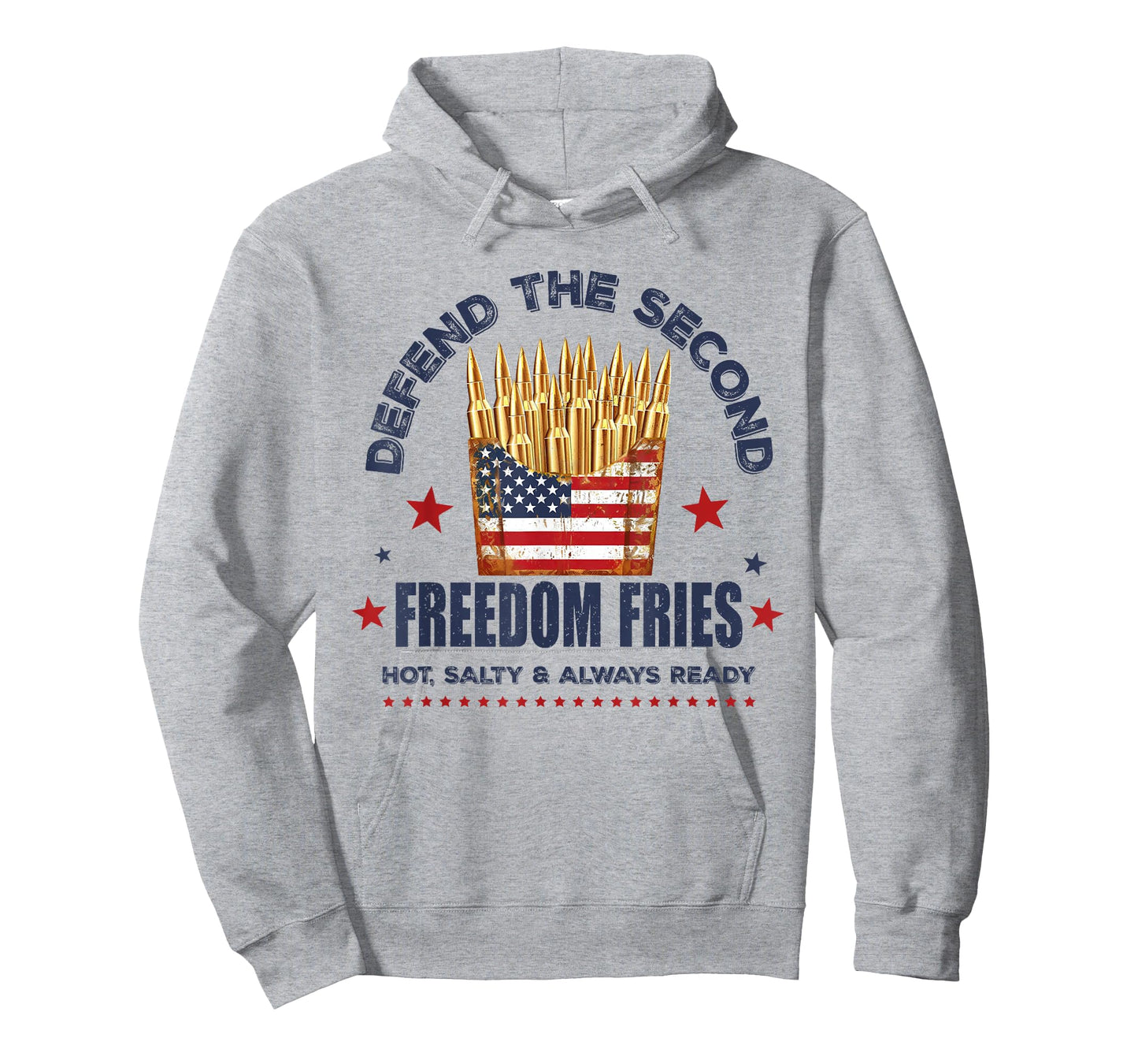 Defend The Second Freedom Fries 2nd Amendment American Flag T-Shirt