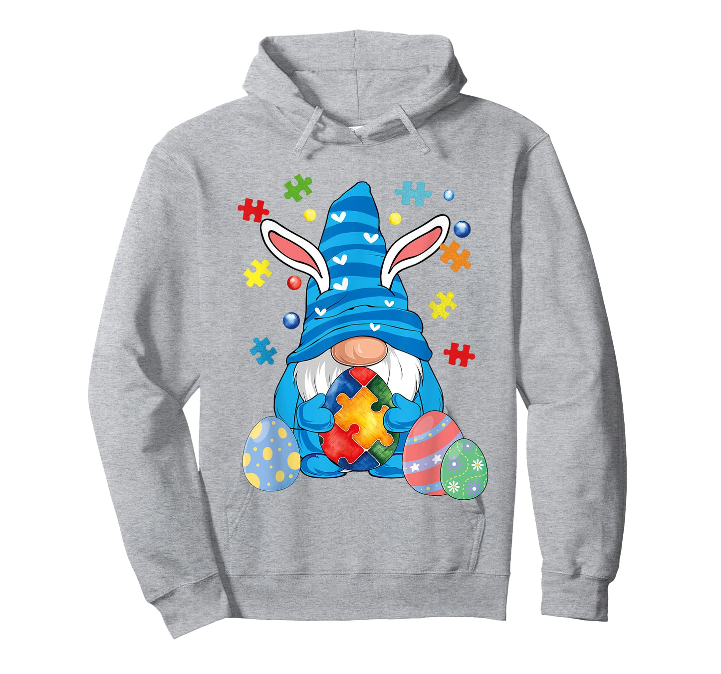 Autism Easter Gnome Autism Awareness Easter Day Gnomes Egg T-Shirt