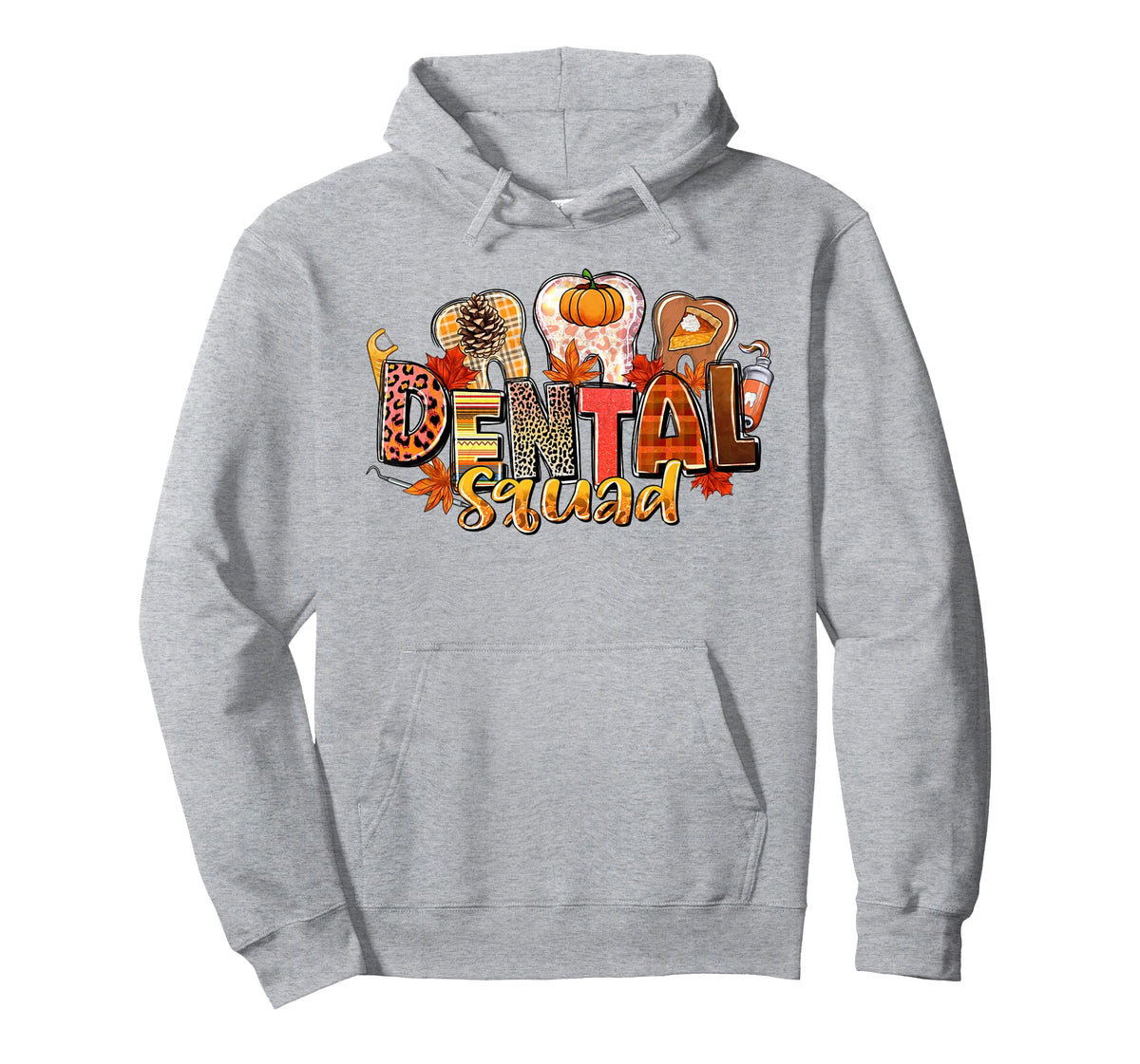 Funny Dental Squad Teeth Dentist Autumn Fall Thanksgiving T-Shirt