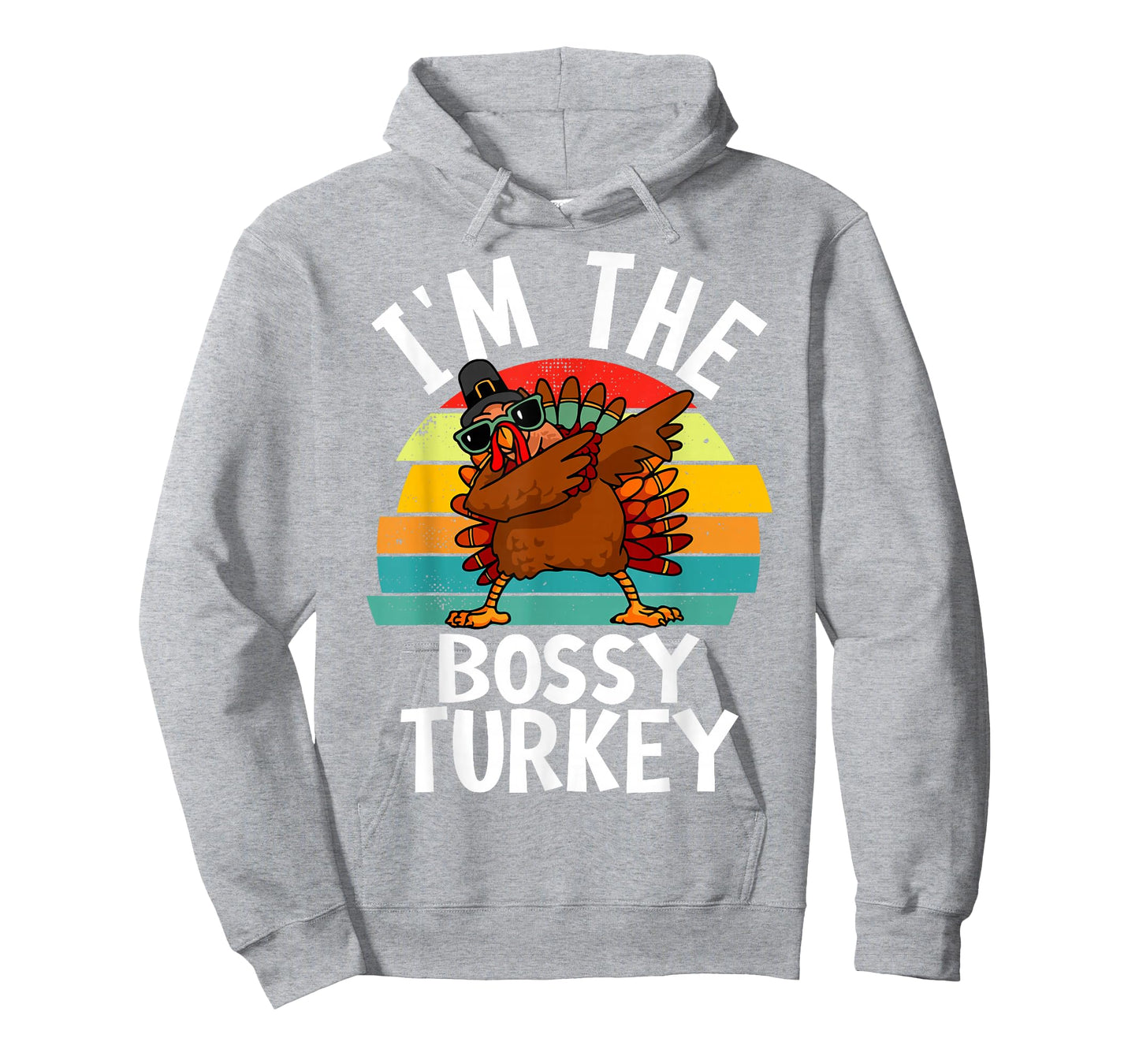 Cute I'm Bossy Turkey Shirt Thanksgiving Costume Boy Toddler T-Shirt