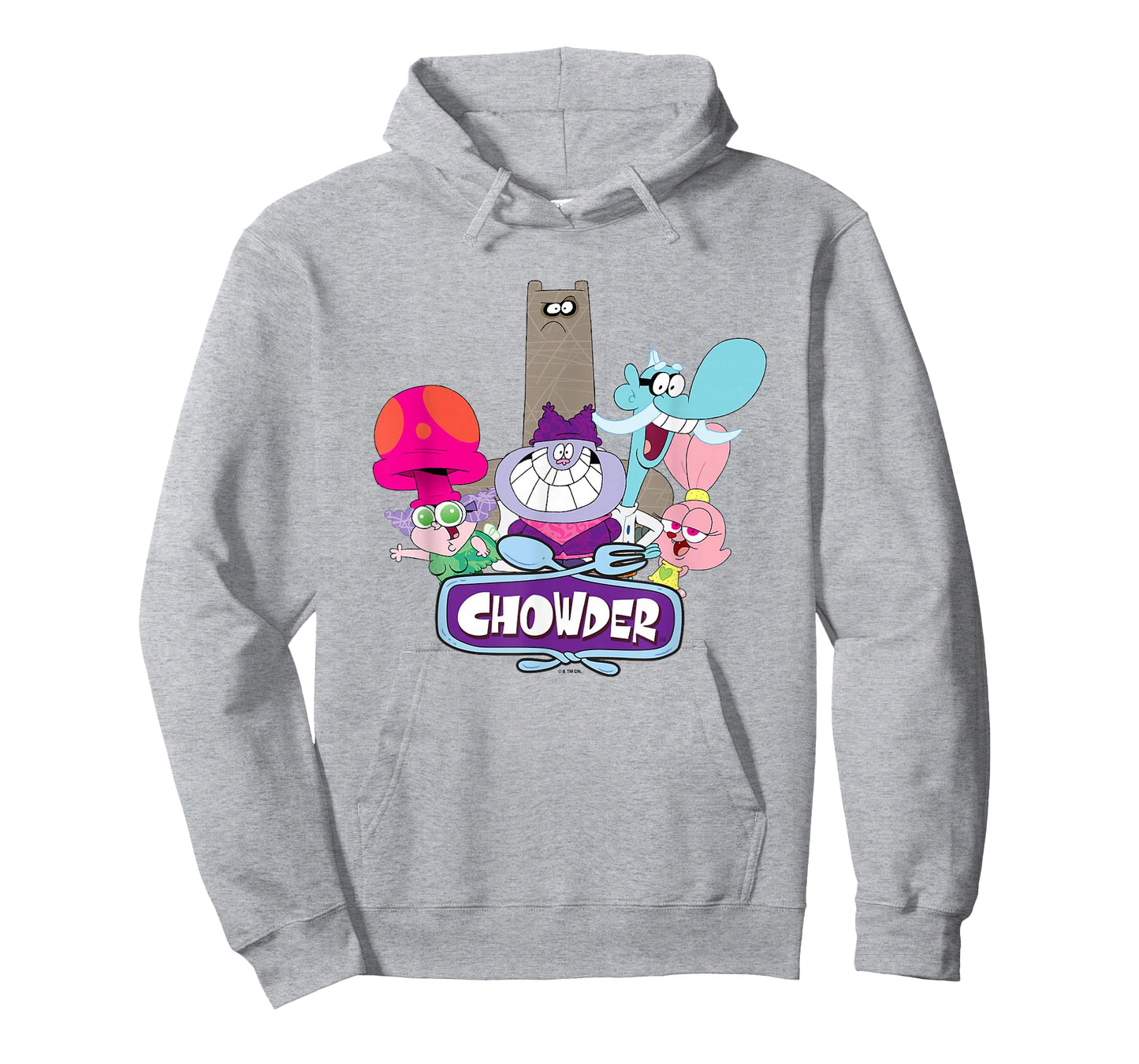 Chowder Main Characters Group Shot Logo T-Shirt