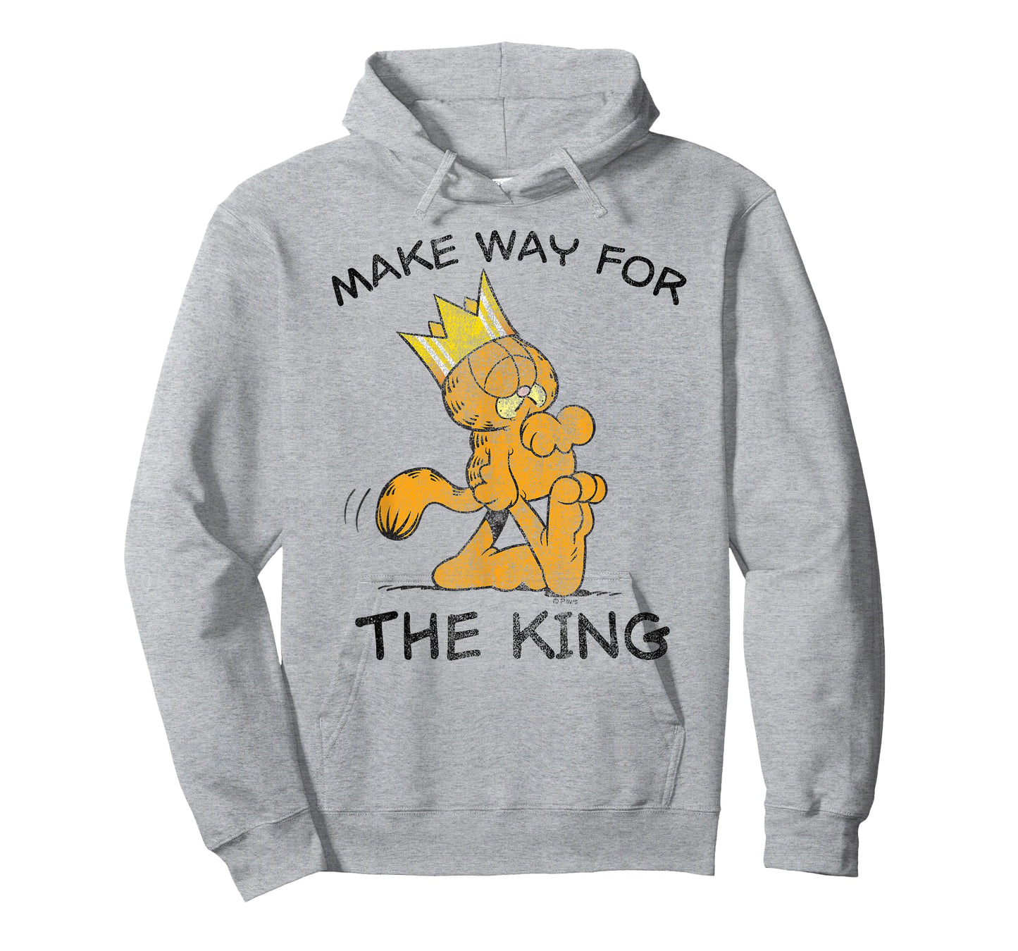 Garfield Make Way for The King Cartoon Cat T-Shirt