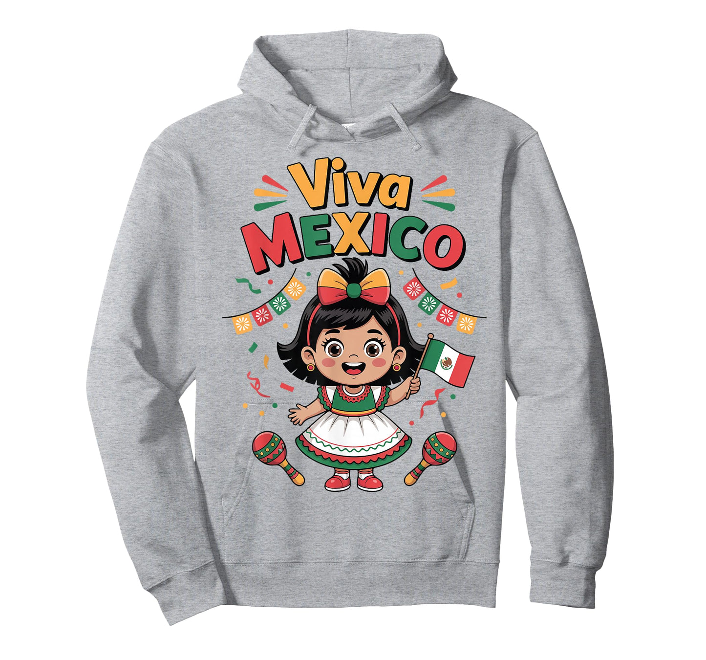 Mexican Girl Viva Mexico Shirt Mexican Flag Independence Day T-Shirt