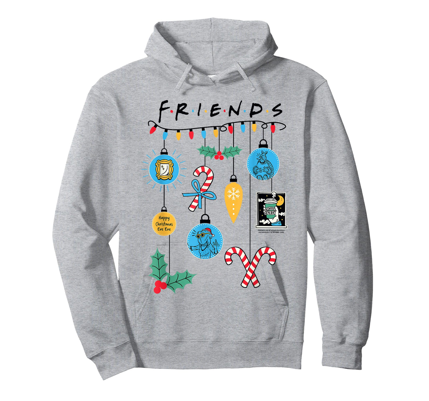 Friends Christmas Ornaments Funny 90's TV Show T-Shirt