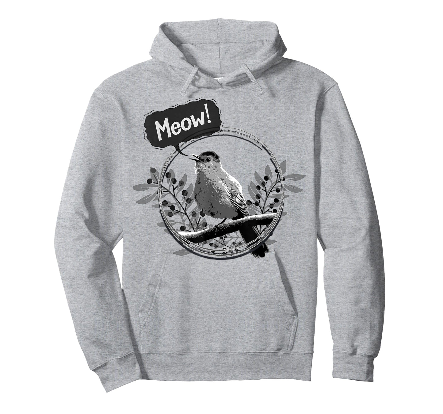 Funny Gray Catbird Meow Bird Birdwatching T-Shirt