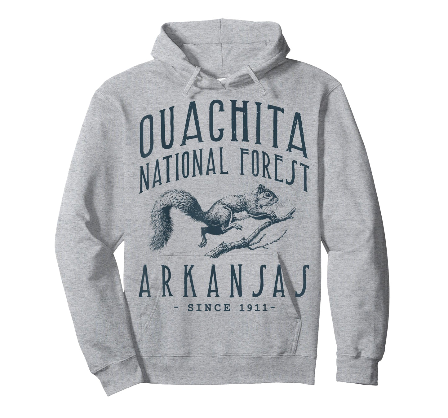 OUACHITA NATIONAL FOREST SQUIRREL RETRO DESIGN T-Shirt