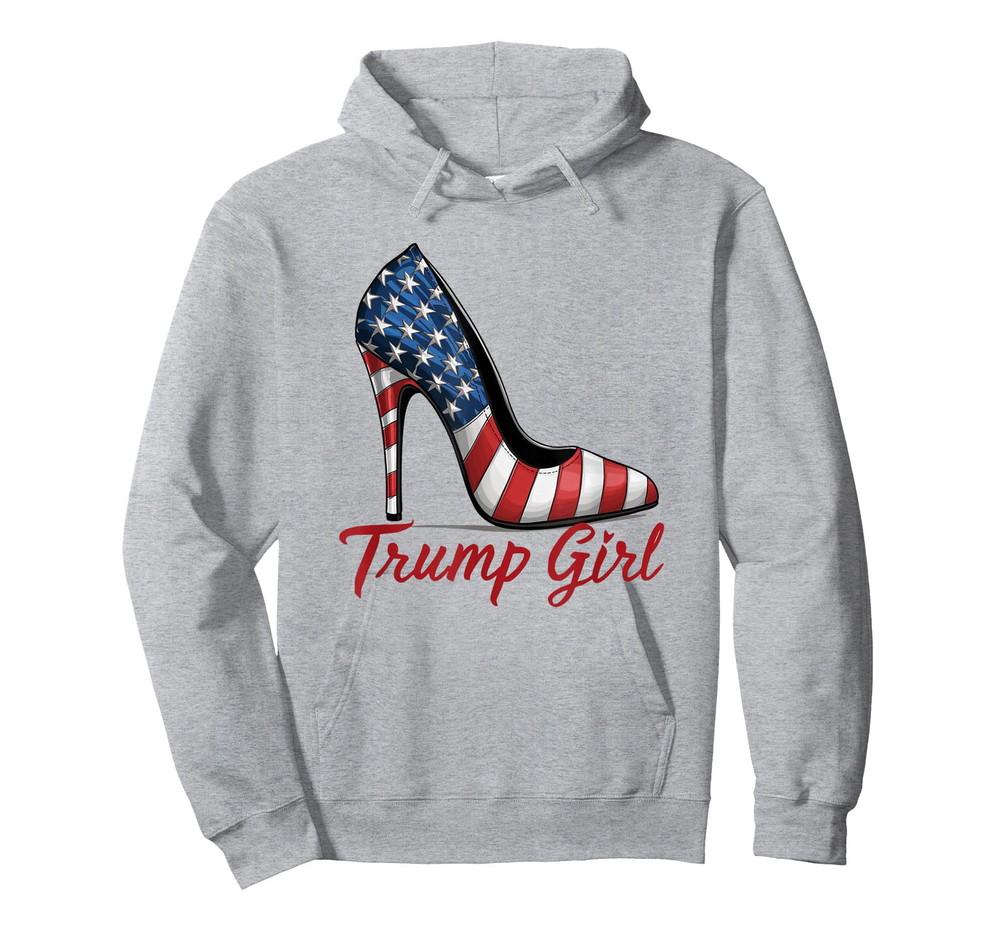 Trump Girl High Heel Stilettos American Flag Trump 2024 T-Shirt