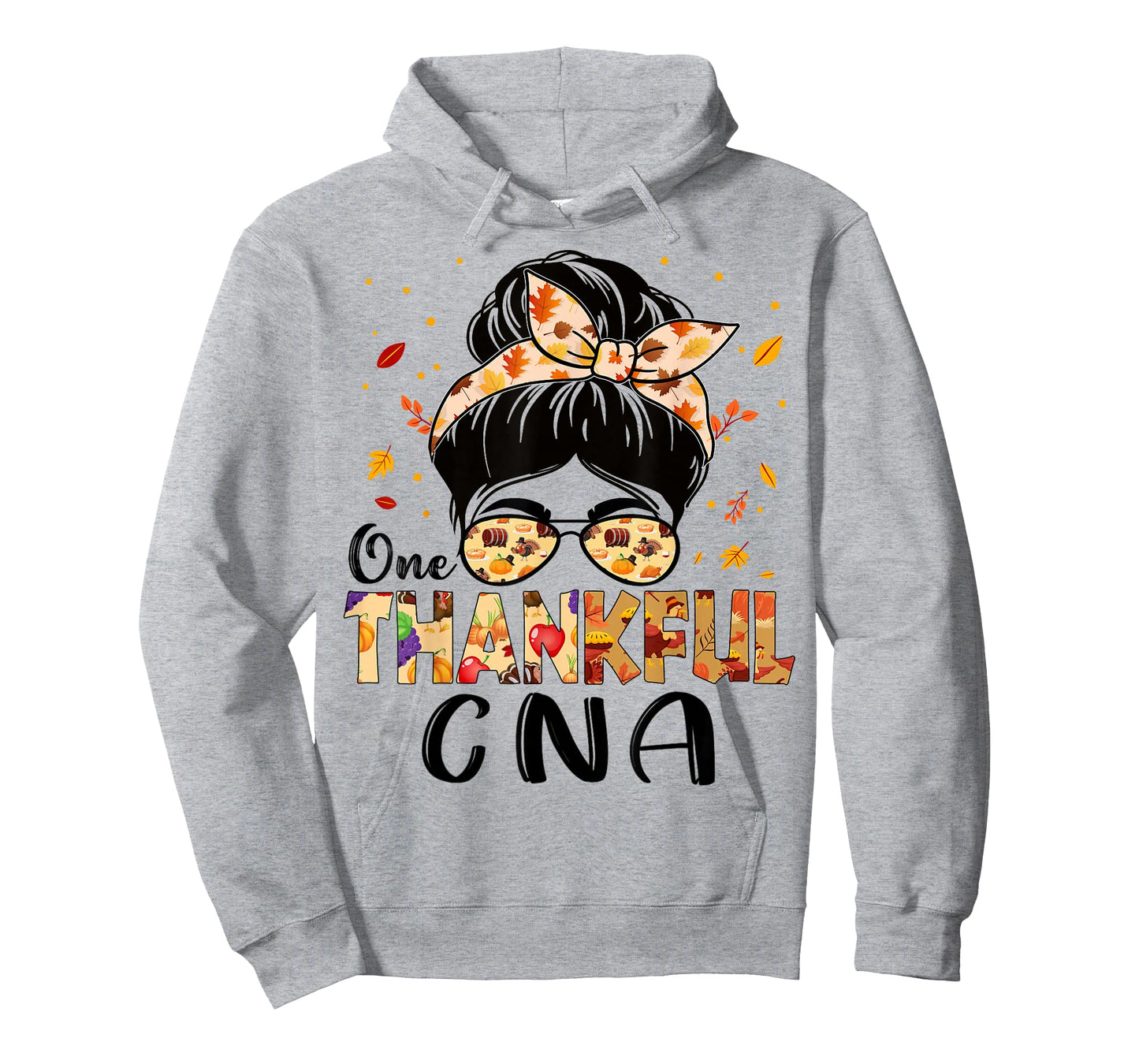 CNA Certified Nursing Assistant Thankful Thanksgiving Fall T-Shirt