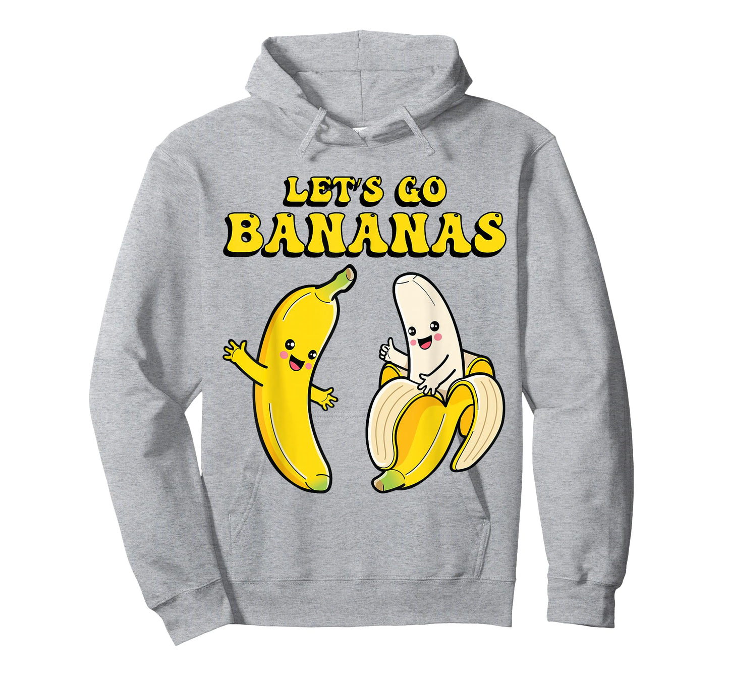 Kids Banana Funny Costume Let's Go Bananas Cute Boys Girls T-Shirt